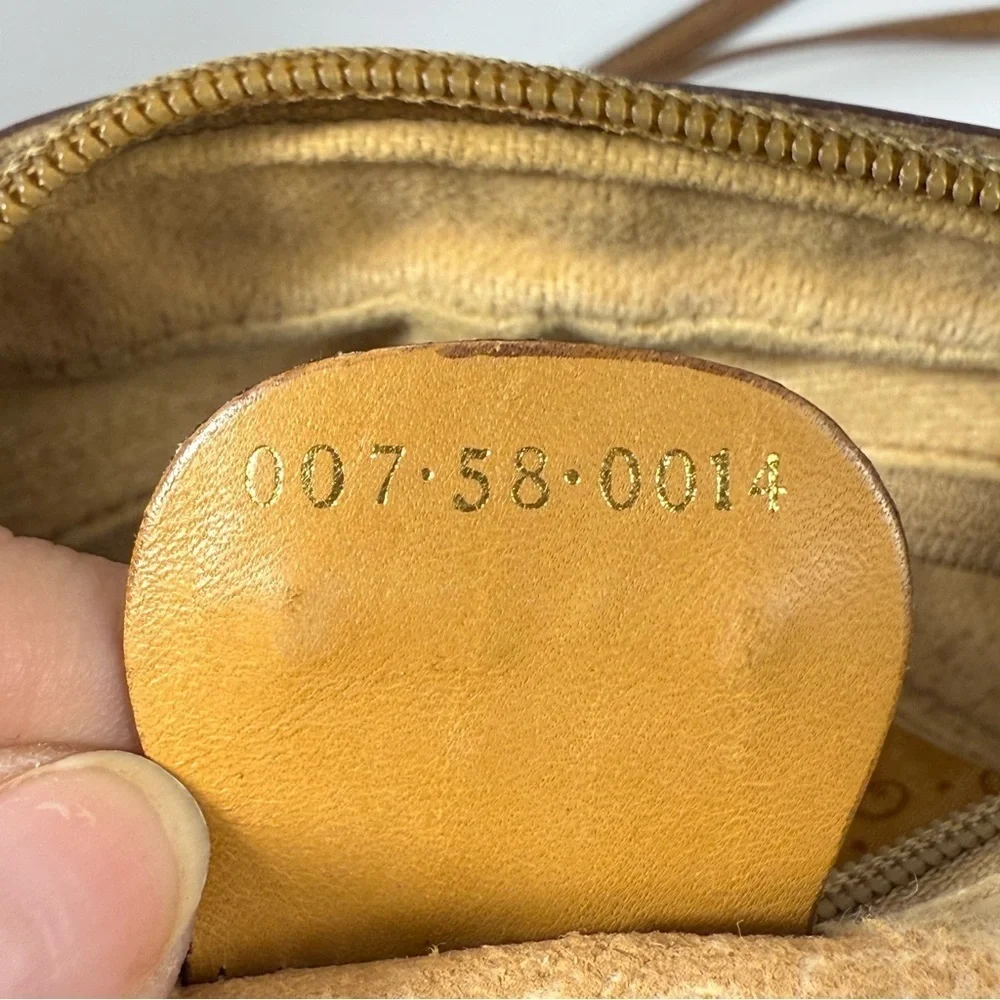 GUCCI Vintage 80’s Micro GG Supreme shoulder bag purse beige neutral - Picture 10 of 13